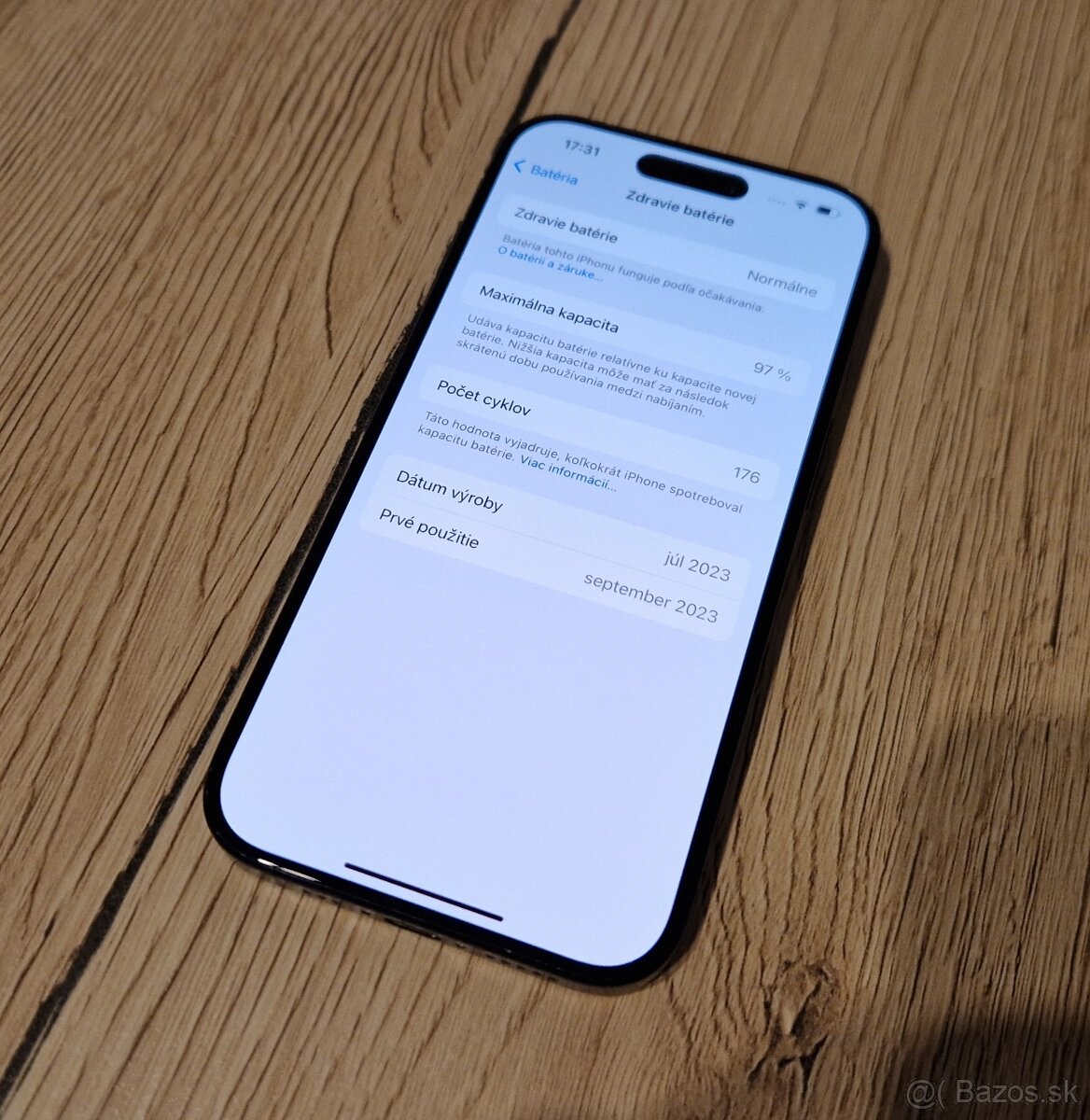 iphone 15 pro 128gb blue titan - 3