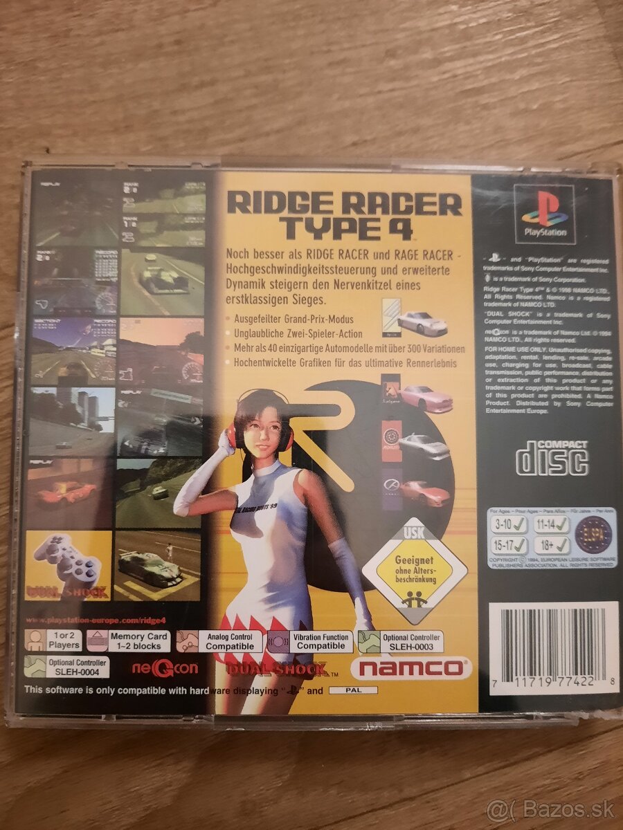 Ridge Racer Type 4 + High Spec Demo PAL PLAYSTATION 1 PS ONE - 3