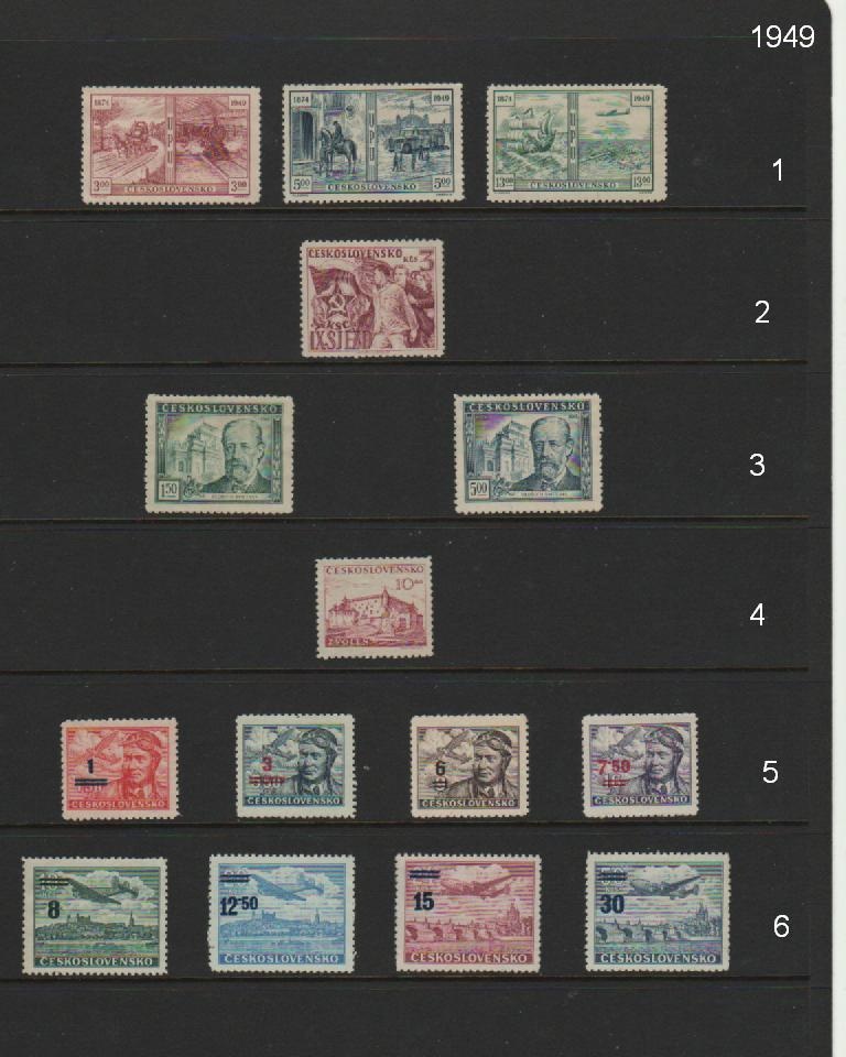 Známky Československo - 3