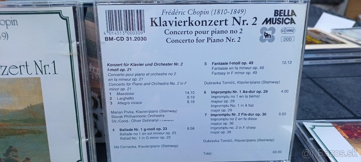 3x CD Frédéric Chopin - 3
