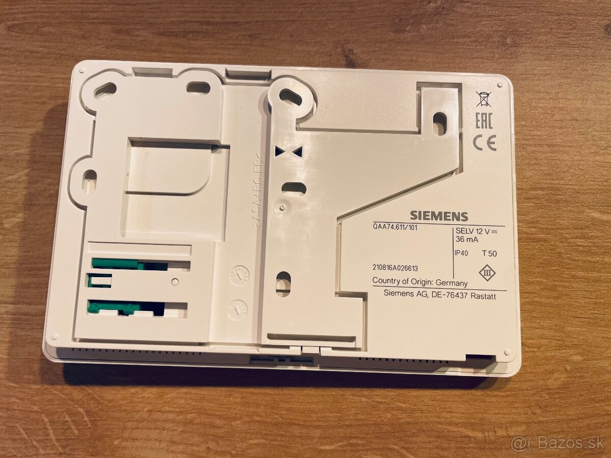 Priestorový prístroj Siemens QAA 74.611/101 - 3