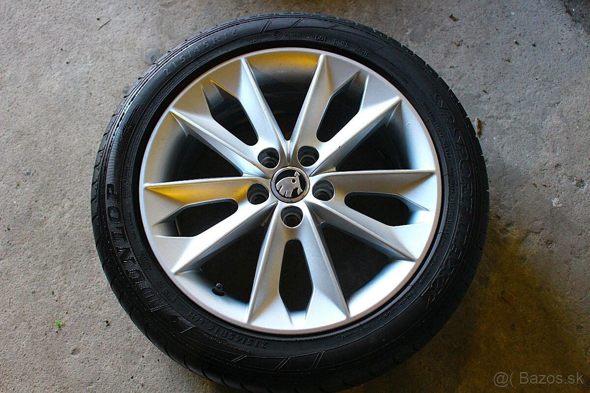 16”--ORIG--VW--KONCERN--ŠKODA FABI--5x100 R16---LETNA-SADA - 3