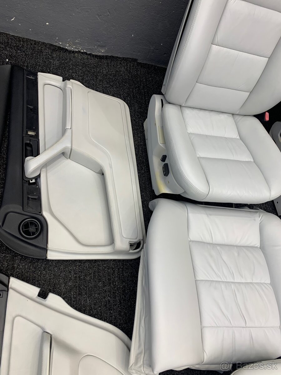 Biely interiér pre bmw e32 long - 3