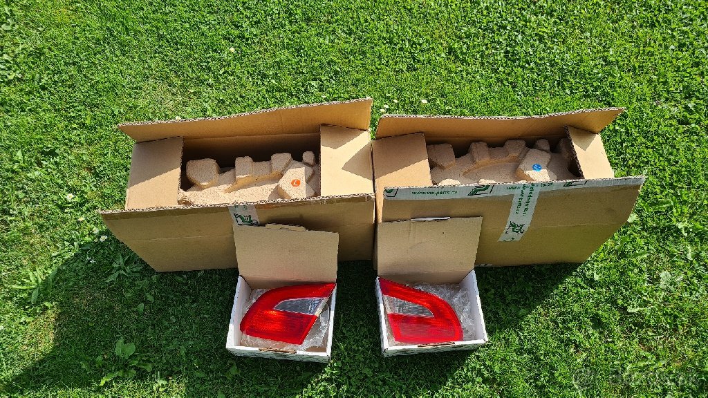 zadne svetlomety skoda superb II set ORIGINAL - 3