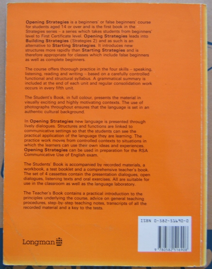 OPENING STRATEGIES, BLUEPRINT INTERMEDIATE, TWO - 3