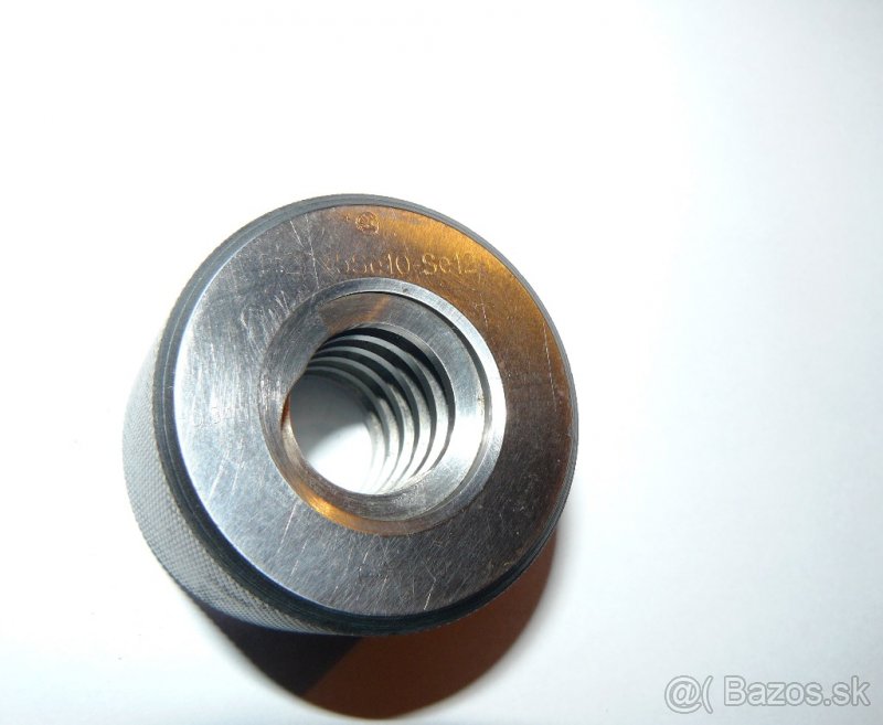 Závitový kroužek mezní TR 22x5, Se10-Se12 dobrý rozměr (ČR) - 3