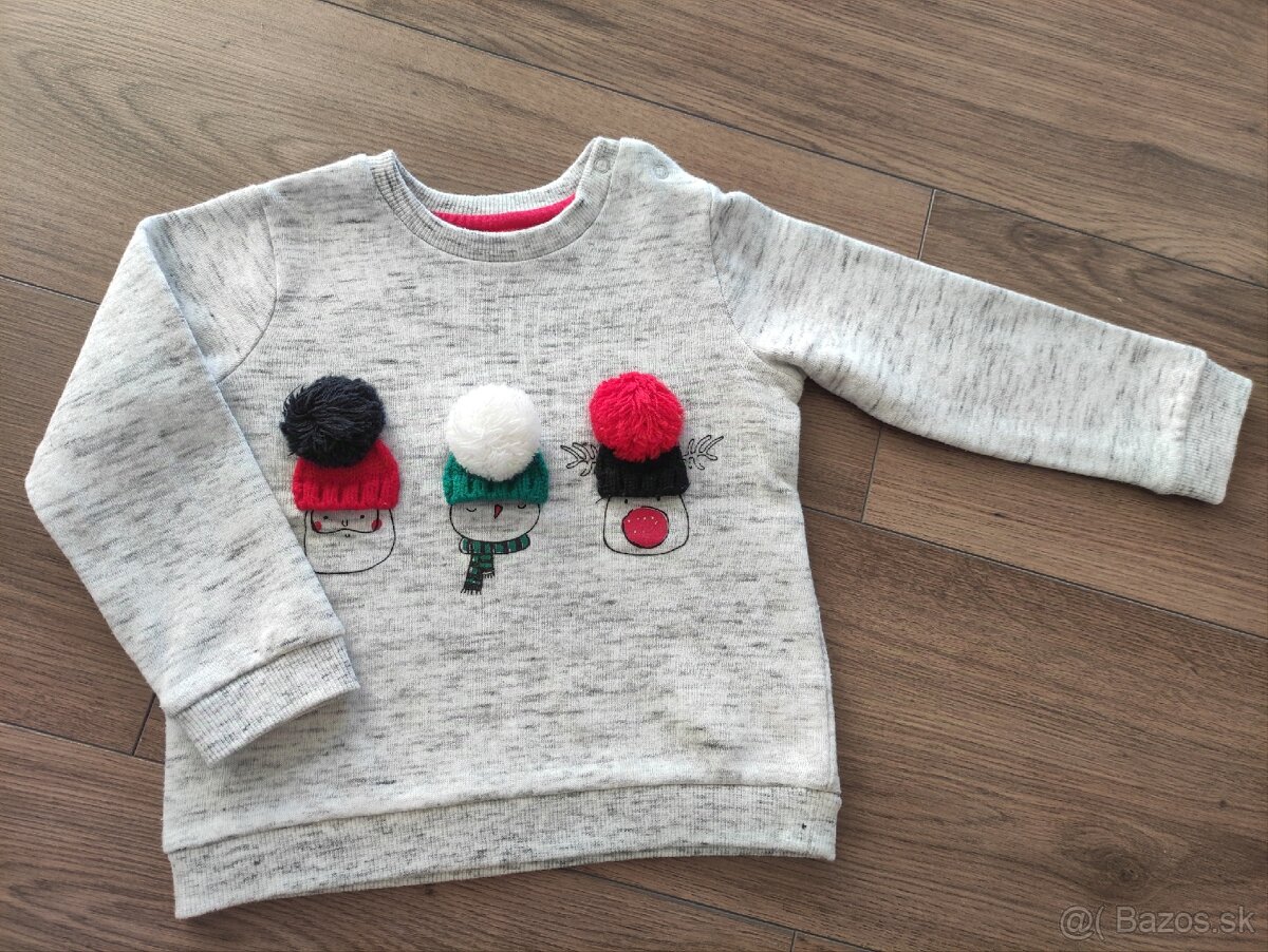 Vianočné oblečenie veľ. 86 - 3