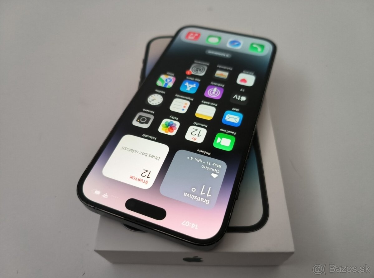 apple iphone 14 PRO 128gb Space Black / Batéria 100% - 3