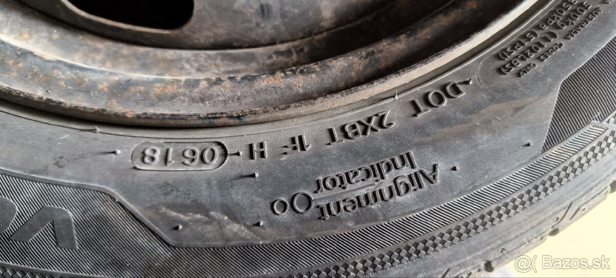 Plechove disky a Letné pneumatiky 185/60/15R - 3