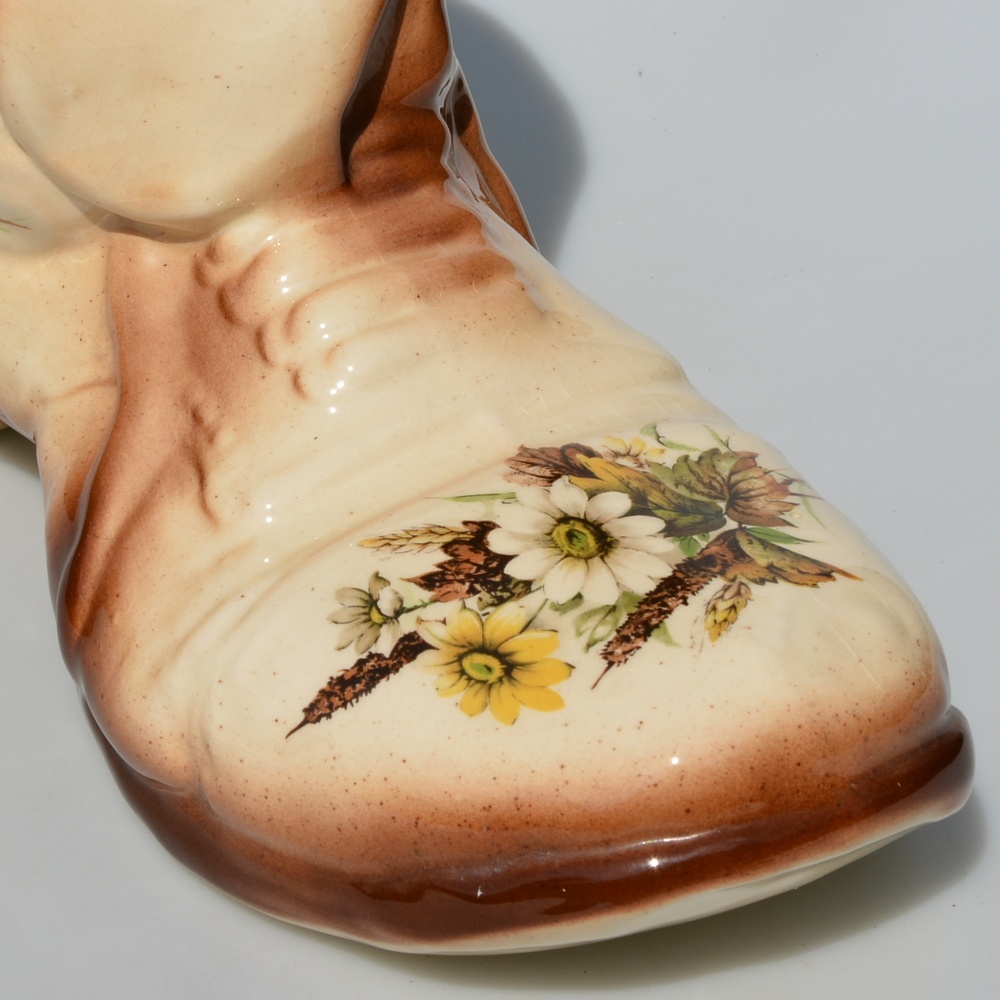 Veľká keramická dóza / črepník - Topánka - 3