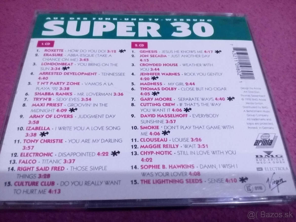 Super 30 na 3 CD za 10.-€ - 3