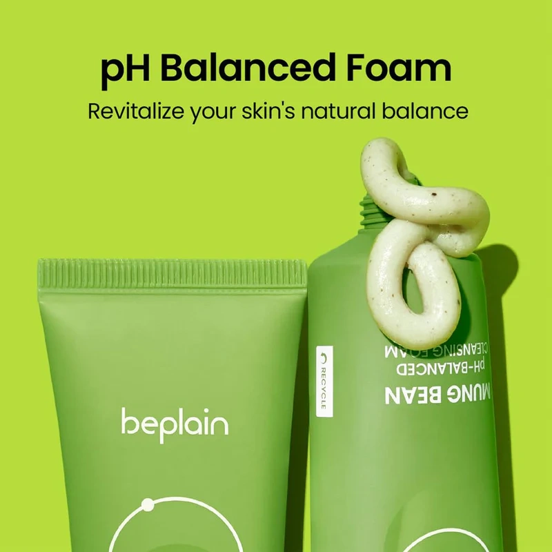 beplain - Mung Bean pH-Balanced Cleansing Foam - 3