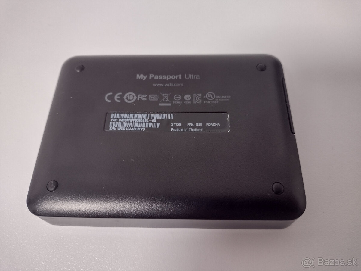 Externý disk WD Passport Ultra 2TB - 3