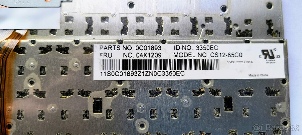 Klávesnica Lenovo 04X1209 CZ - 3