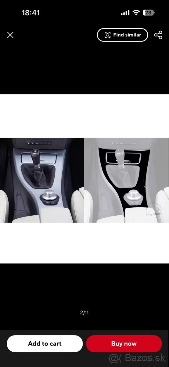 E90 E91 E92 E93 čierny lesklý dekor - 3