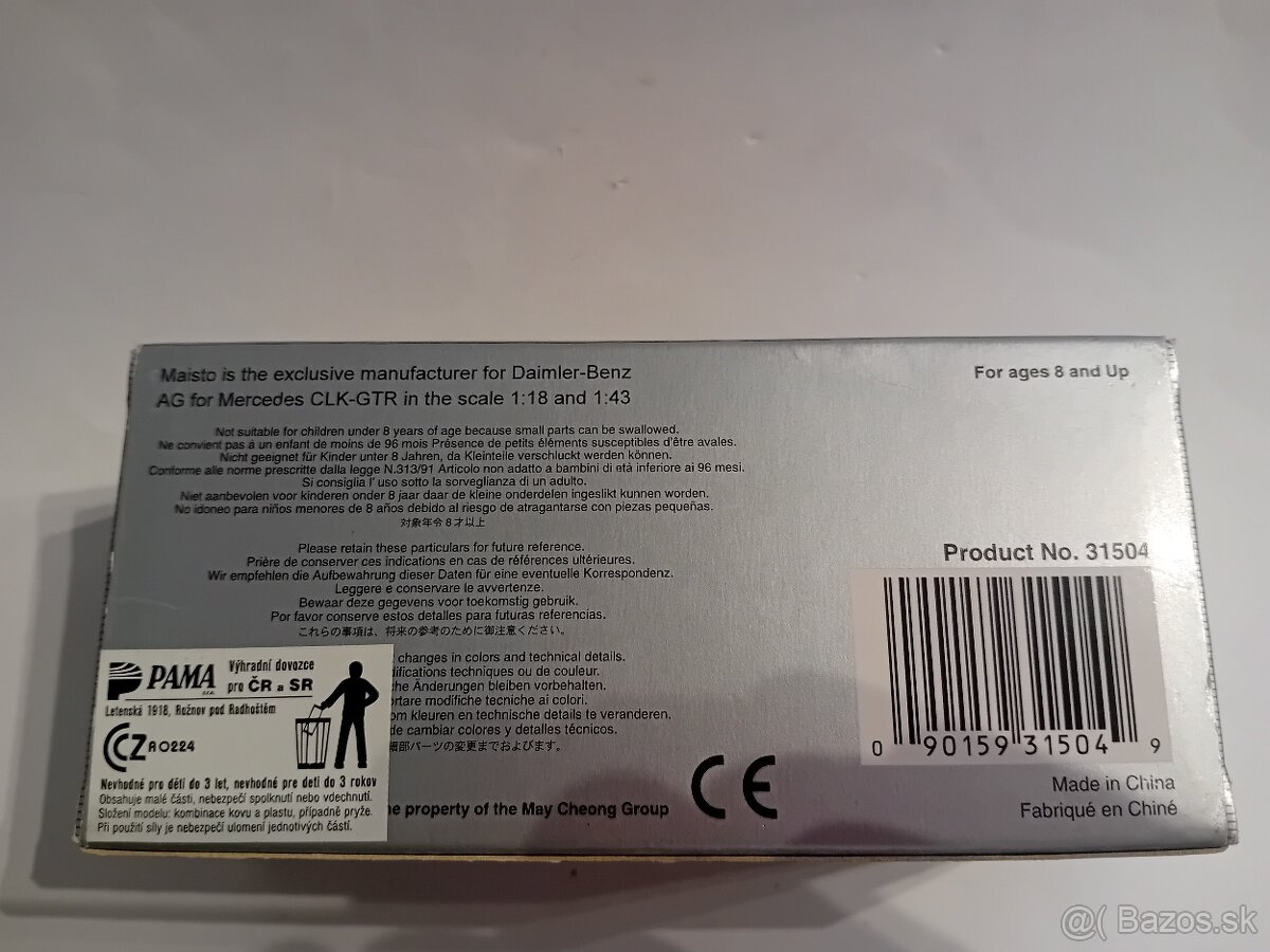 Model auta Mecedes CLK-GTR - 3