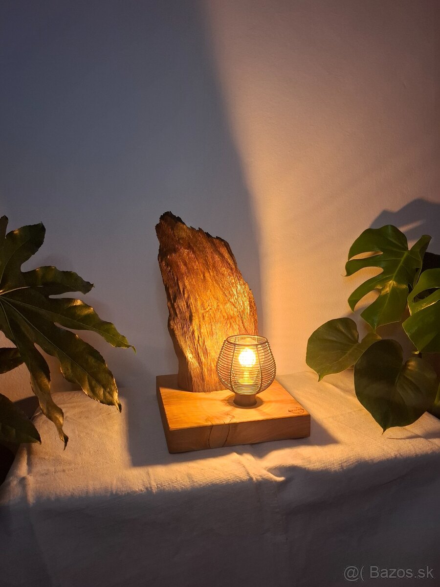 Handmade drevené lampy - 3