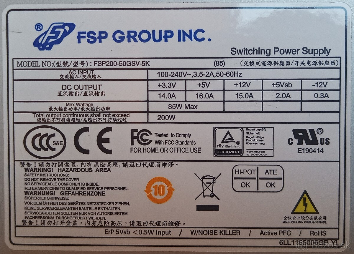 mini zdroj FSPGroup inc. - 3