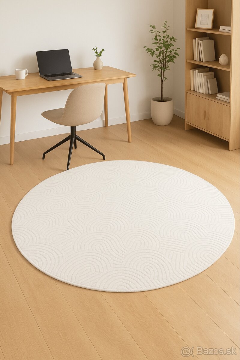 Okrúhly koberec 120120 cm - 3