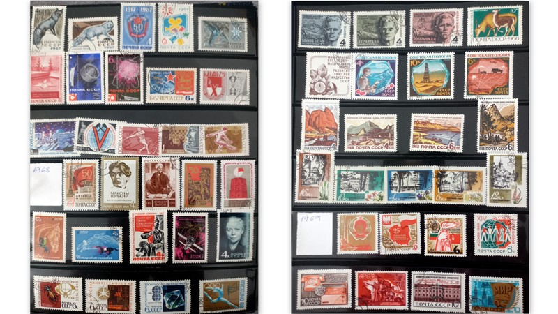 Predám poštové známky CCCP 1084 ks - 3