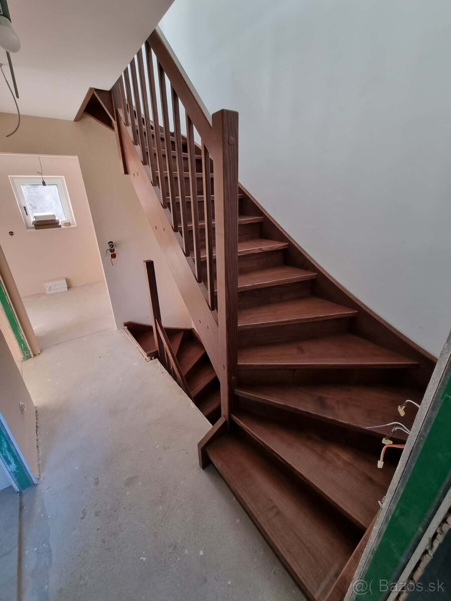Drevené schody výroba - 3