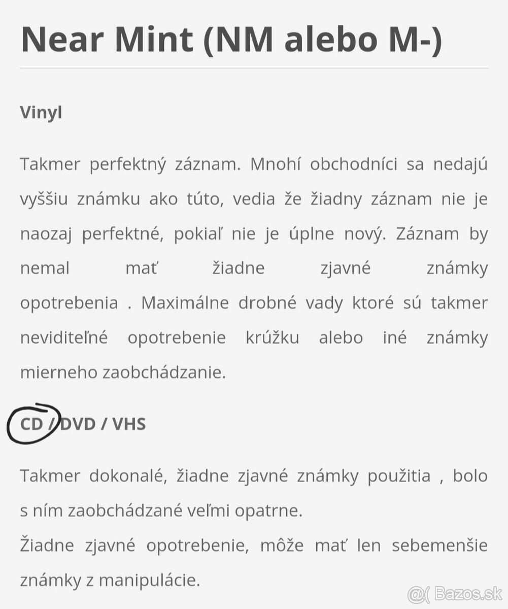 CD-čka na predaj v stave M-/NM - 3