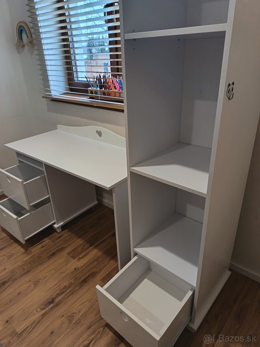 Písací stôl+knižnica - 3