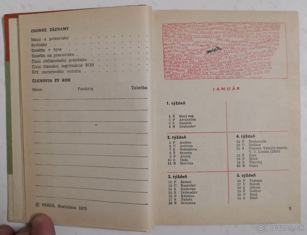 Ročenka odborára 1976 - 3