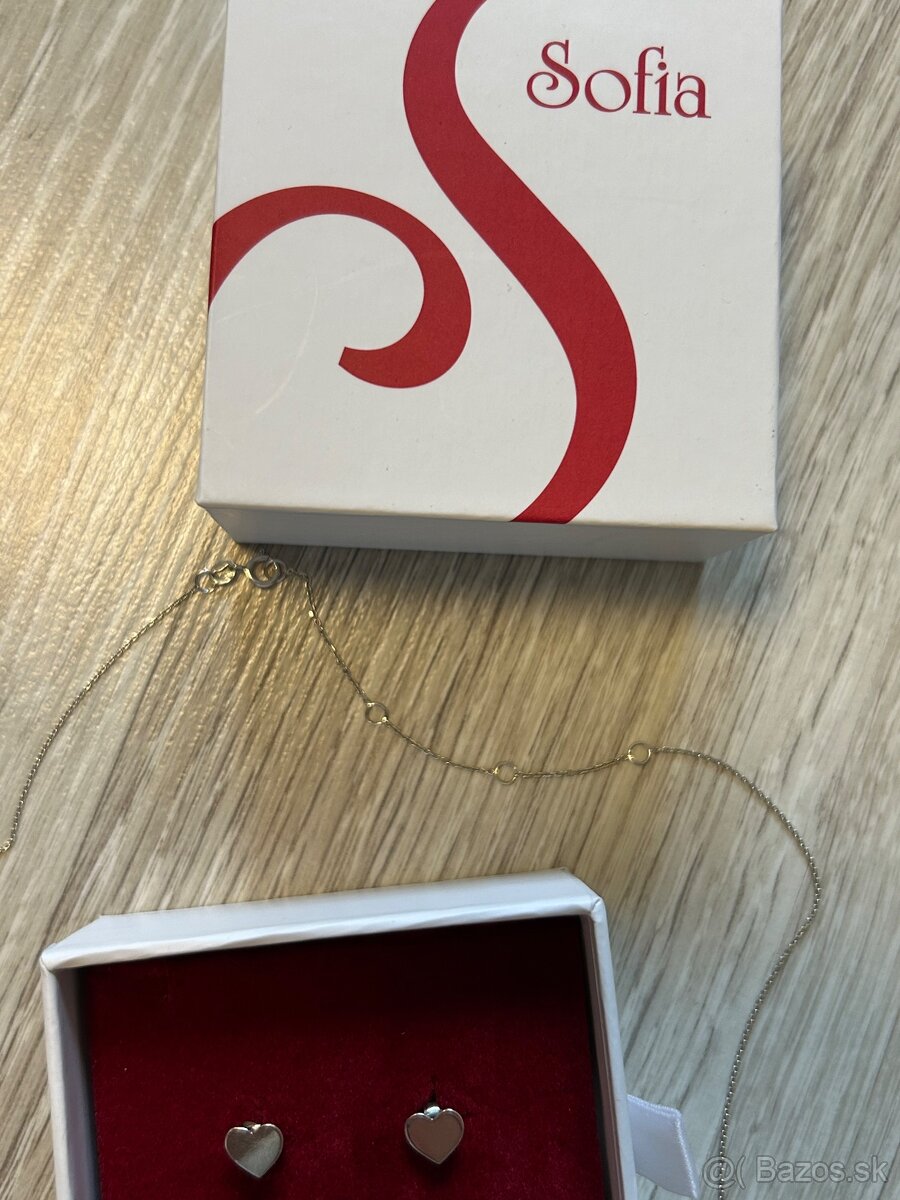 Predam 14k biele zlato retiazka a nausnice zo Sofia - 3