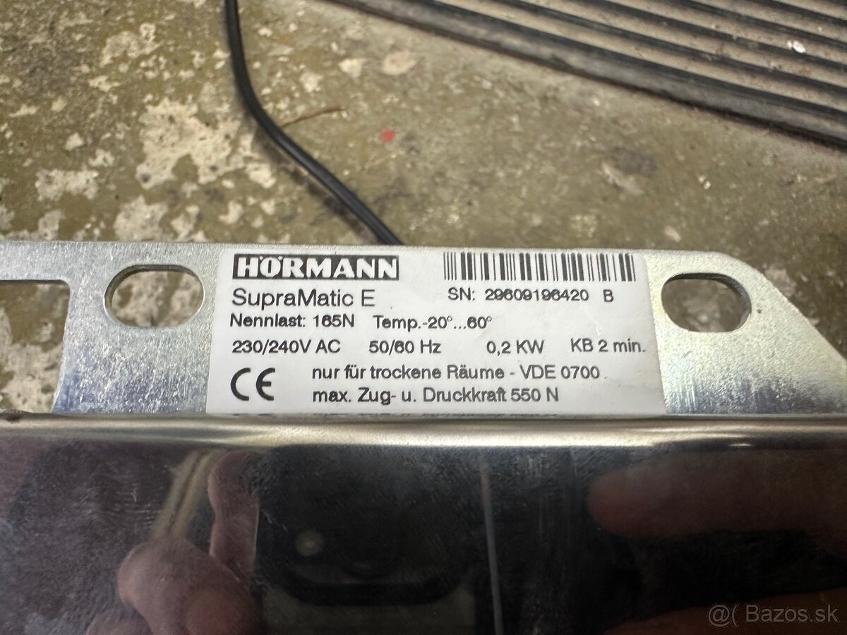 Predám pohon Hörmann Supramatic E - 3