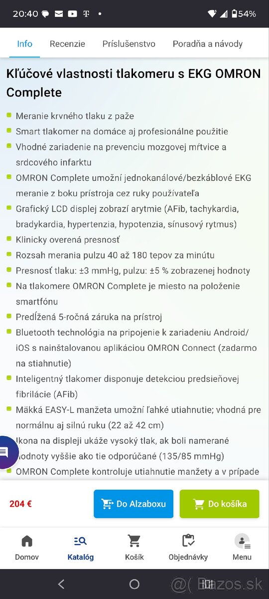 OMRON Complete tlakomer a EKG v 1 pristroji - 3
