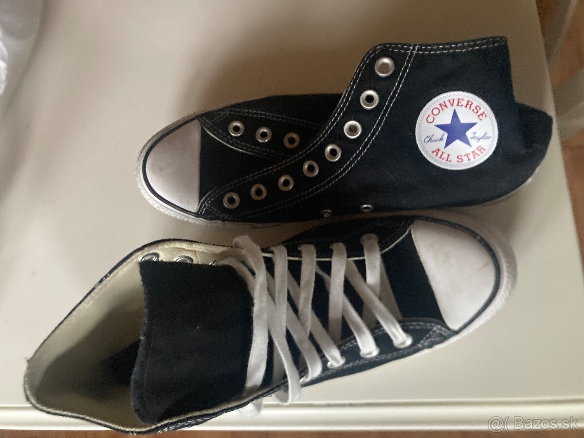 Converse kotnikové čierne - 3