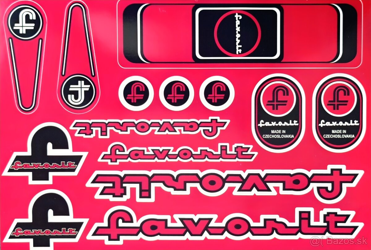 Predám nálepky Favorit a Eska - 3