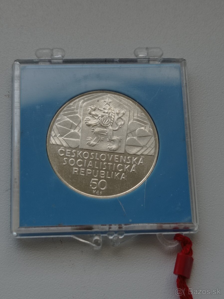 50 kčs 1979 - PROOF - Československo - striebro - 3