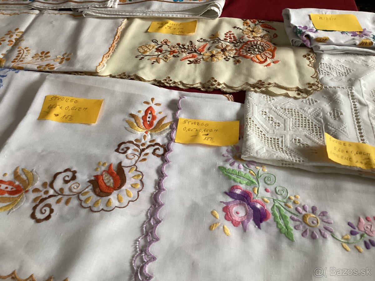 Vyšívané ručne decky - 3