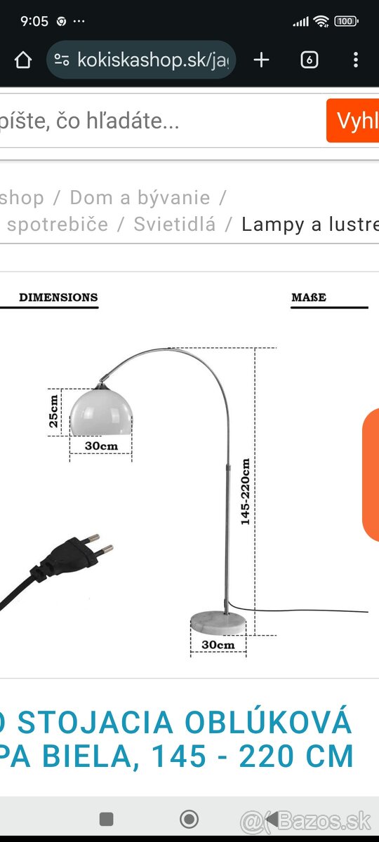 Vianočný darček lampa stojacia JAGO - 3
