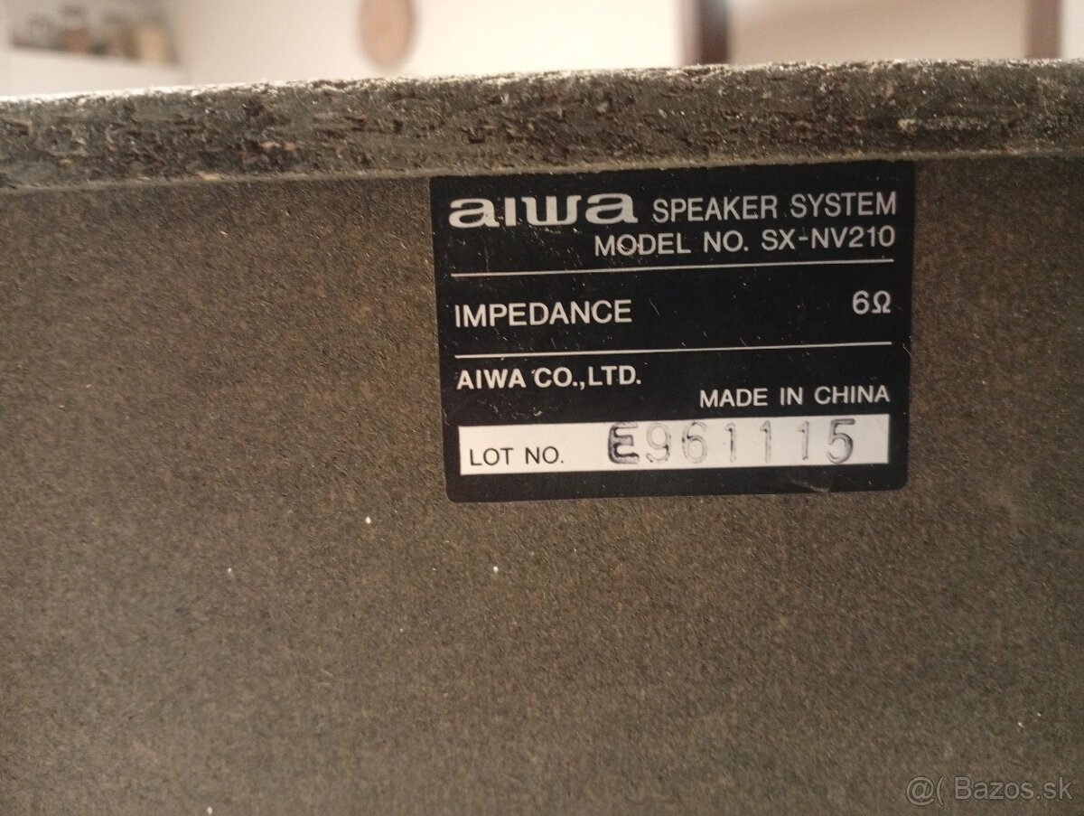 Hifi zosilňovač + Repro Aiwa - 3