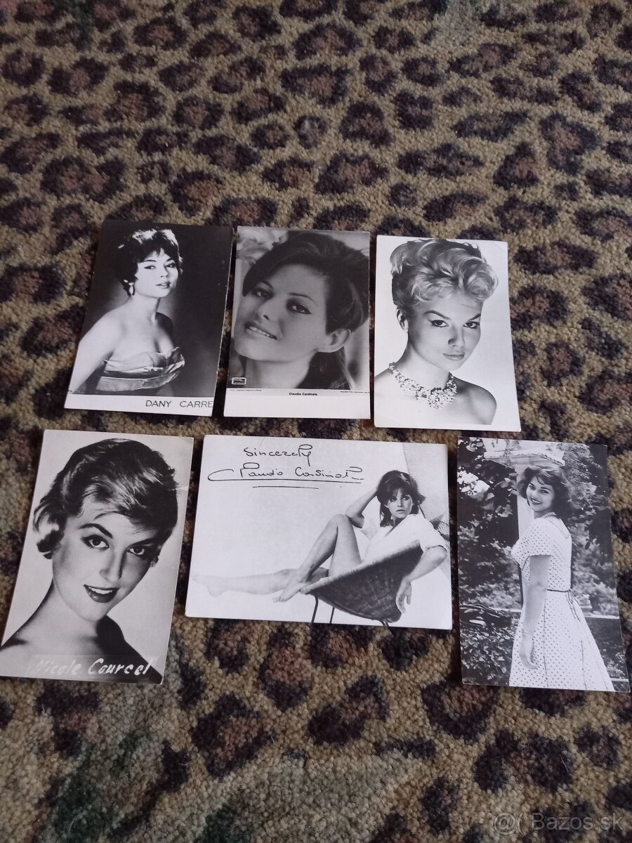 Retro pohľadnice hercov - 3