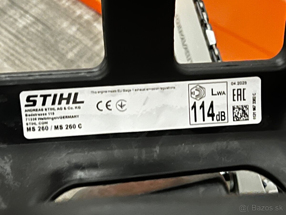 Motorová pila Stihl MS 260 - 3