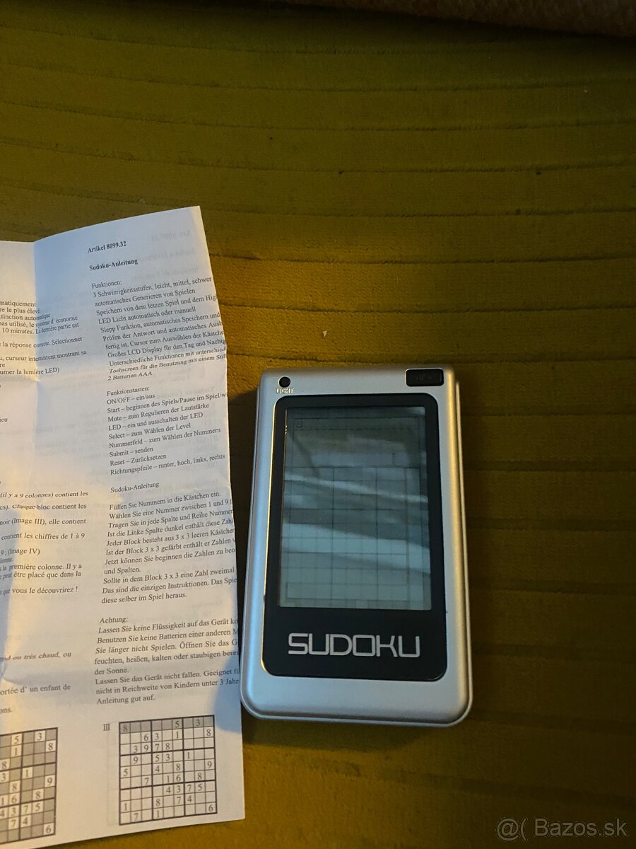 Lacno predam elektronicke Sudoku - 3
