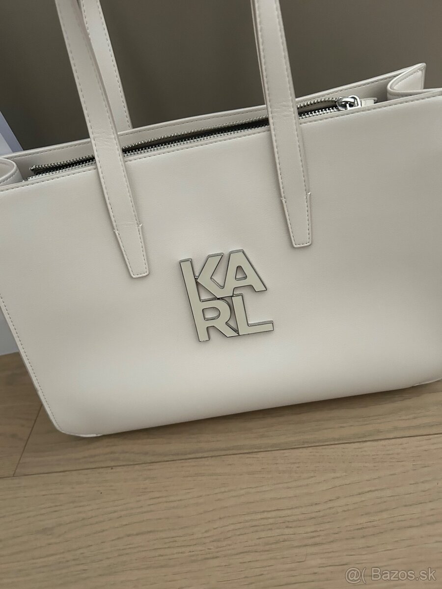 Karl Lagerfeld kabelka biela originál - 3