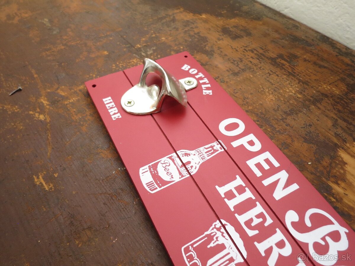 Nástenný otvárač na fľaše - 3