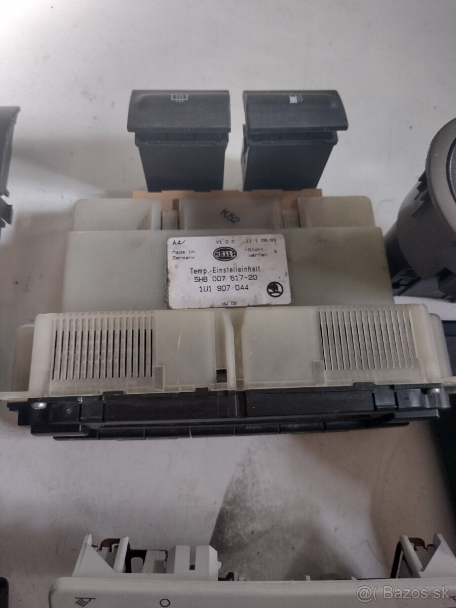 klimatronik ovládanie klímy VW Golf 4 Octavia 1 - 3