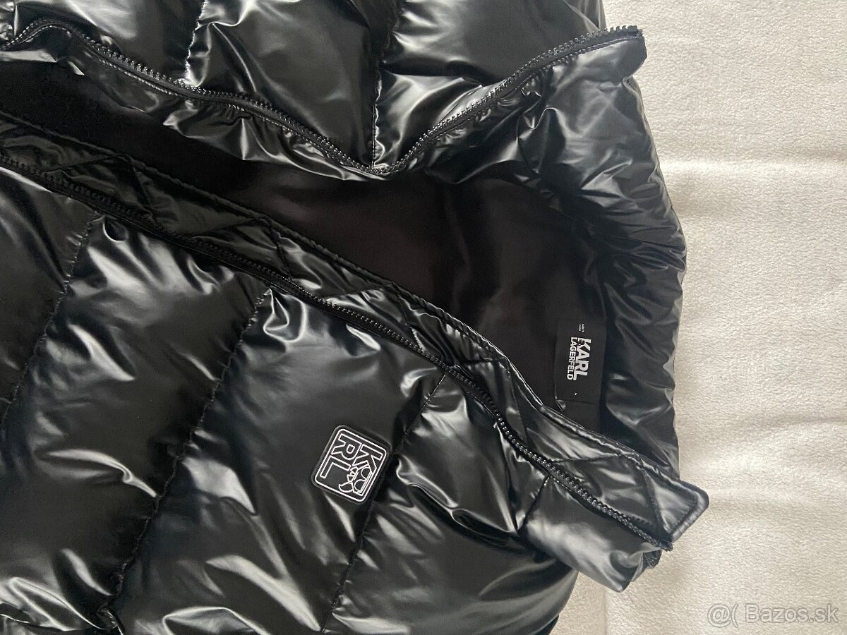 Karl Lagerfeld,zimná bunda,M,čierna - 3