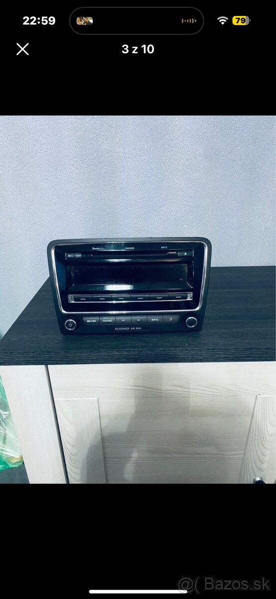 Predám autorádio Škoda - 3