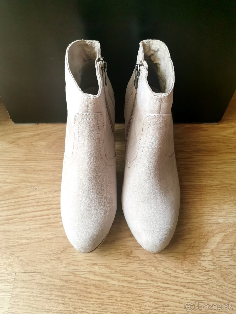 Bezove kotnikove cizmy - 3