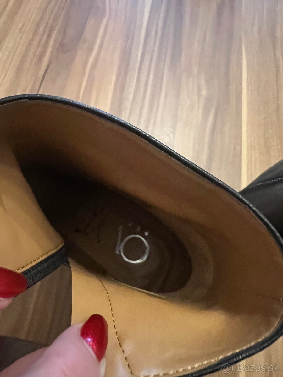 Ovye cierne kozene cizmy - 3