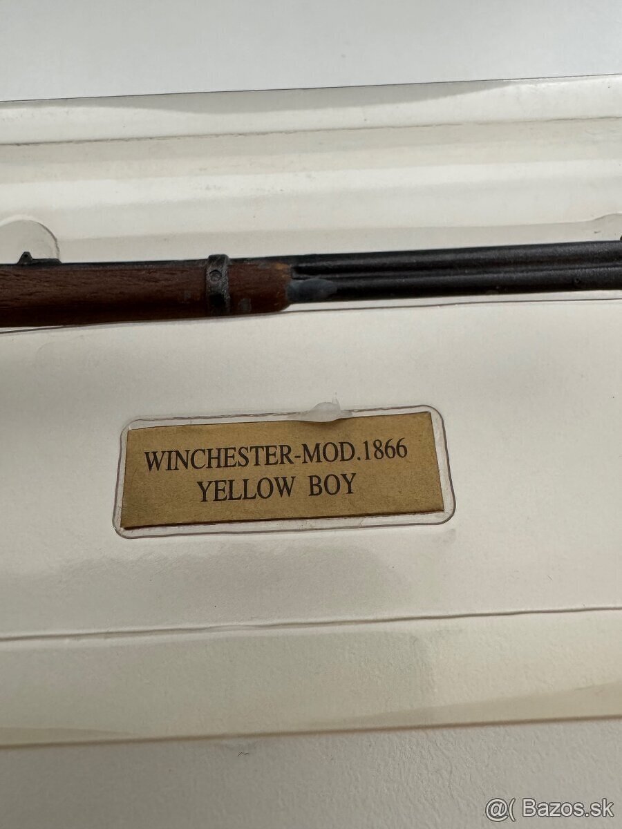 Winchester-Mod 1866 Yellow Boy - miniatúrna replika zbrane - 3