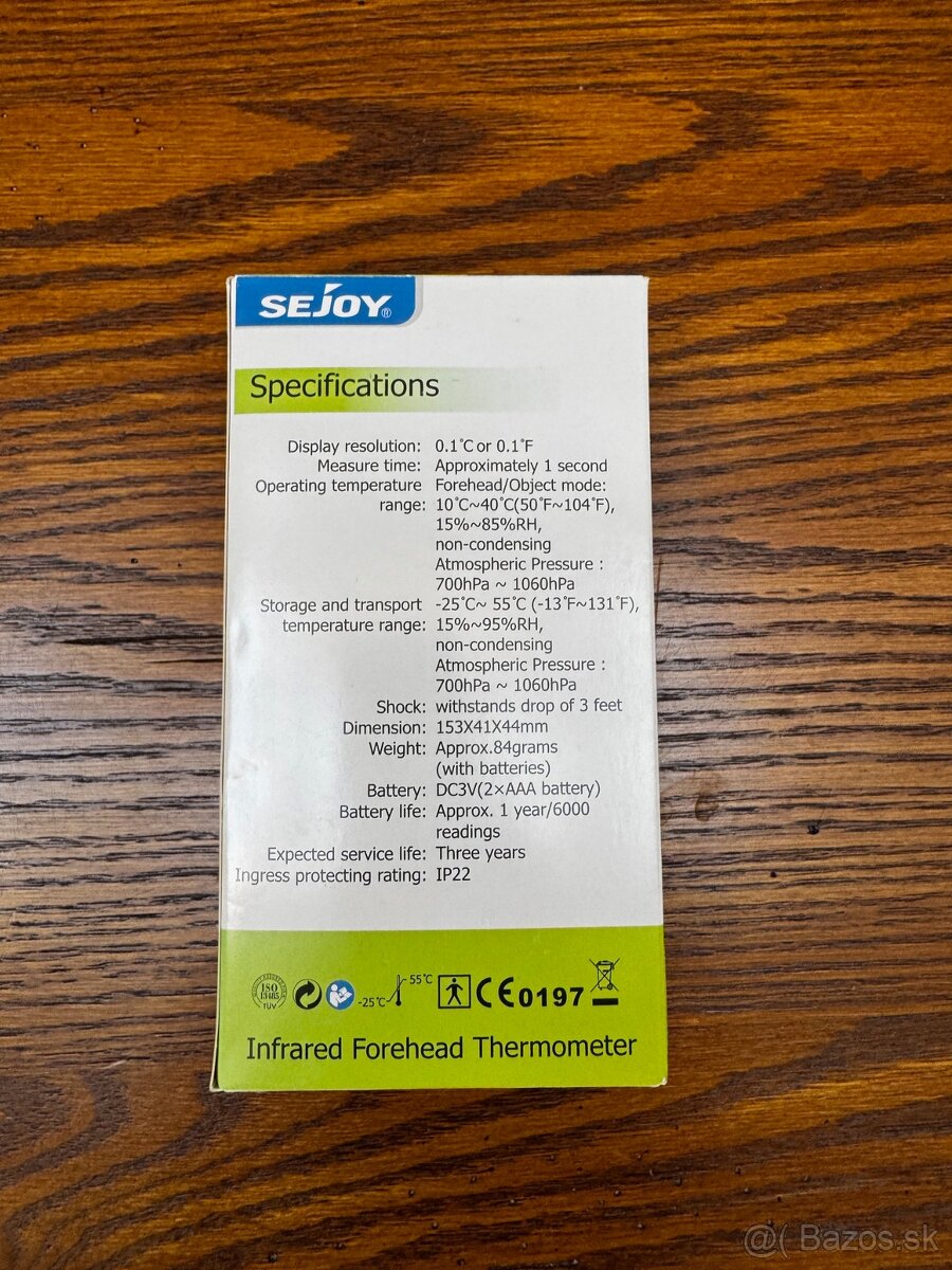 Infračervený teplomer DET-306 - 3