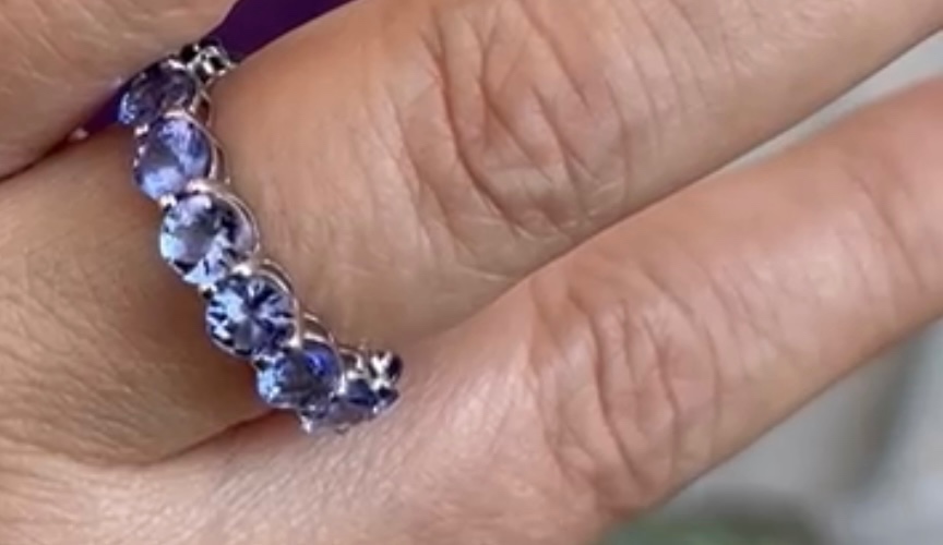 Zlatý prsteň Tanzanit - 3